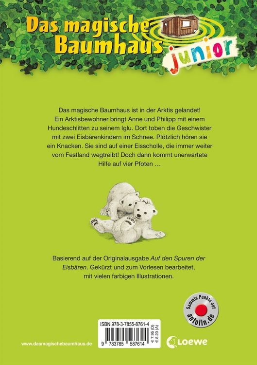 Produktbild: Das magische Baumhaus junior (Band 12) - Rettung f&uuml;r die kleinen Eisb&auml;ren