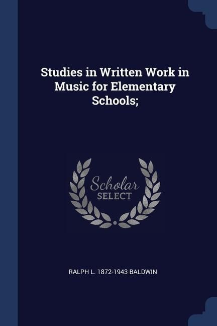 Produktbild: Studies in Written Work in Music for Elementary Schools;