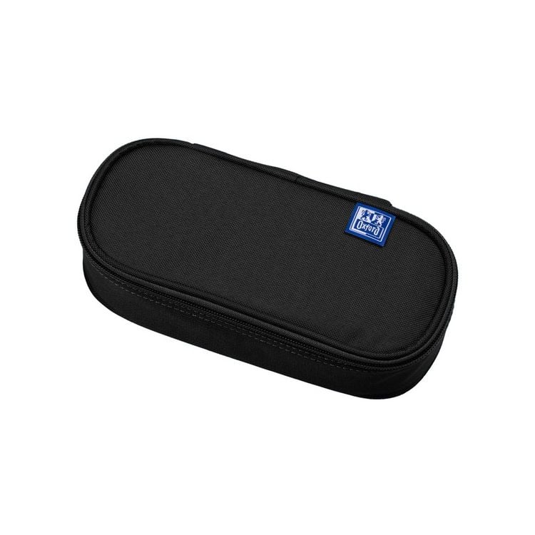 Produktbild: Oxford Federmäppchen oval schwarz 22x7x9cm