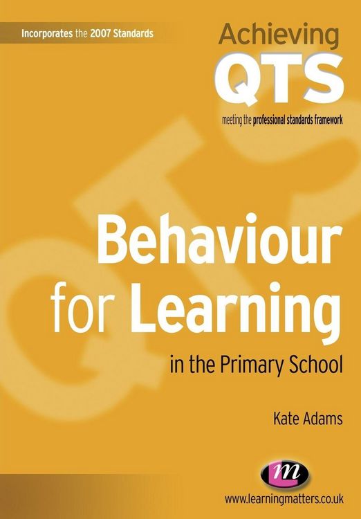 Produktbild: Behaviour for Learning in the Primary School