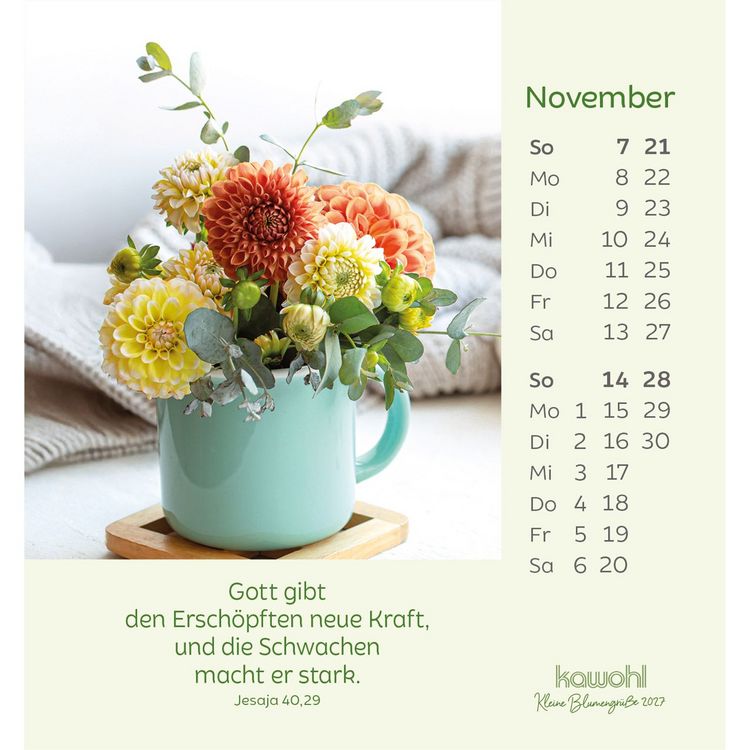 Produktbild: Kleine Blumengr&uuml;&szlig;e 2027