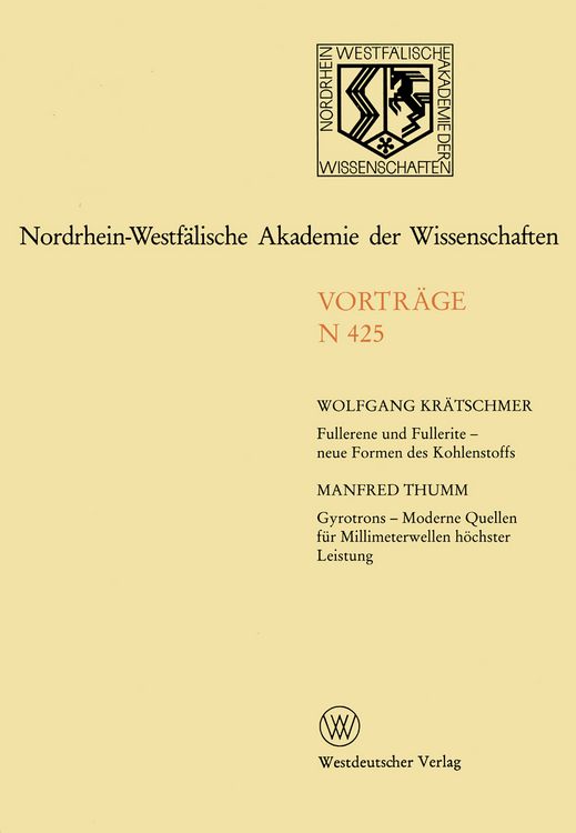 Produktbild: Nordrhein-Westf&auml;lische Akademie der Wissenschaften