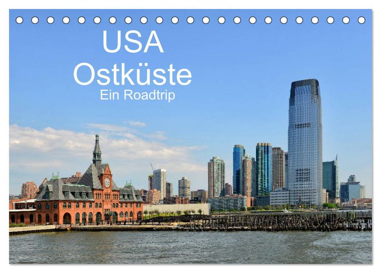 Produktbild: USA Ostk&uuml;ste Ein Road Trip (Tischkalender 2026 DIN A5 quer), CALVENDO Monatskalender