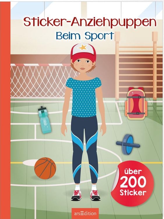 Produktbild: Sticker-Anziehpuppen &ndash; Beim Sport