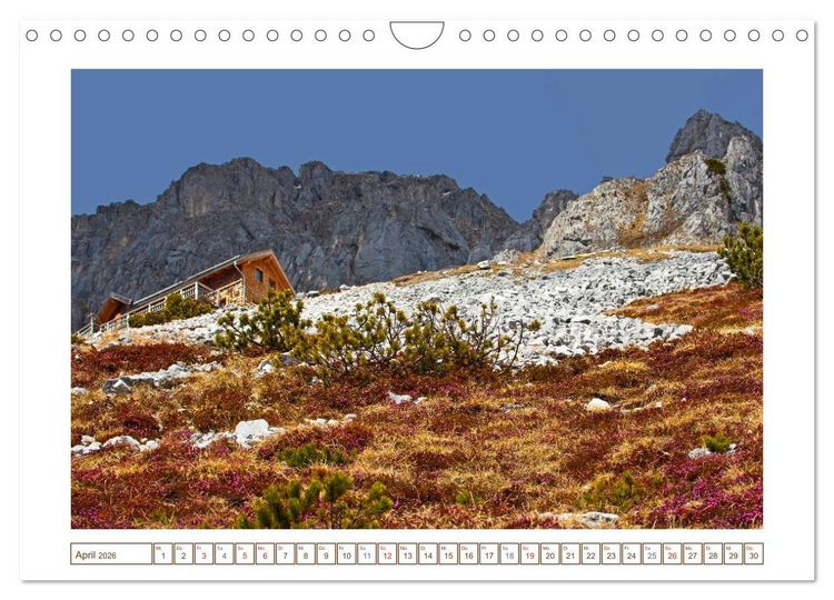 Produktbild: Idyllische Almh&uuml;tten (Wandkalender 2026 DIN A4 quer), CALVENDO Monatskalender