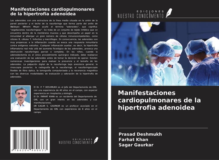 Produktbild: Manifestaciones cardiopulmonares de la hipertrofia adenoidea