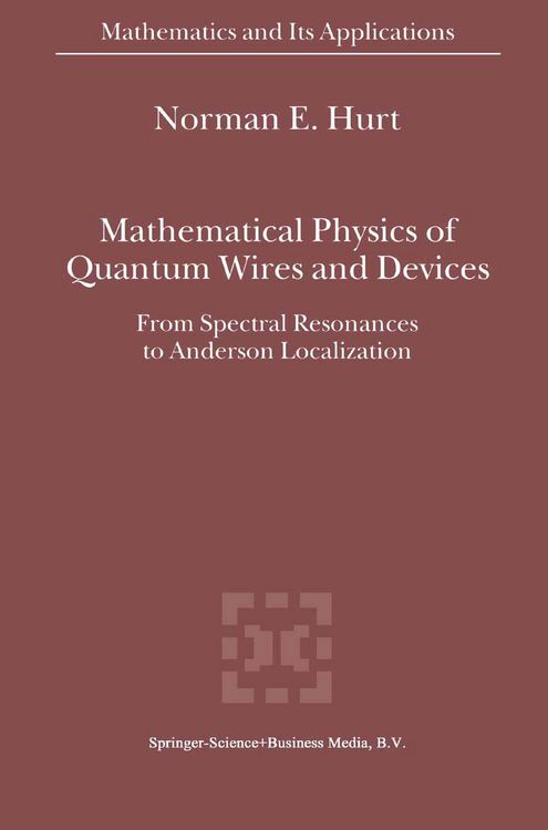 Produktbild: Mathematical Physics of Quantum Wires and Devices