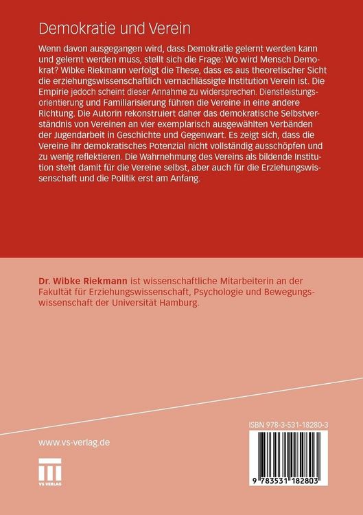 Produktbild: Demokratie und Verein