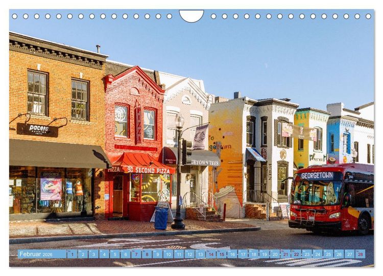 Produktbild: Washington, D.C., Hauptstadtzauber der USA (Wandkalender 2026 DIN A4 quer), CALVENDO Monatskalender