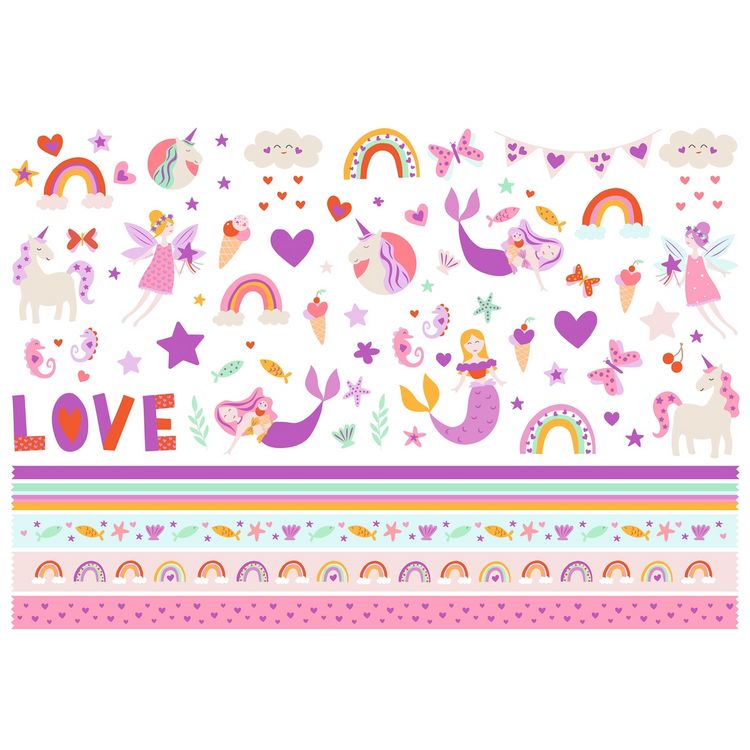 Produktbild: folia Bastelblock Glitter Everywhere 24x34cm 27 Blatt