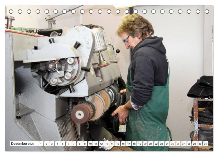 Produktbild: Das Handwerk der Schuhmacher (Tischkalender 2026 DIN A5 quer), CALVENDO Monatskalender