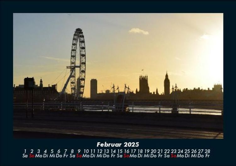 Produktbild: London 2025 Fotokalender DIN A5