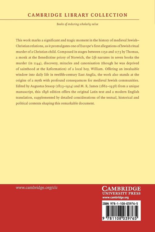 Produktbild: The Life and Miracles of St William of Norwich by Thomas of Monmouth