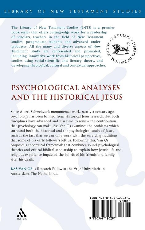 Produktbild: Psychological Analyses and the Historical Jesus
