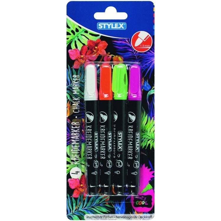 Produktbild: STYLEX Kreidemarker 4 St&uuml;ck