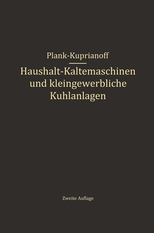 Produktbild: Haushalt-K&auml;ltemaschinen und kleingewerbliche K&uuml;hlanlagen