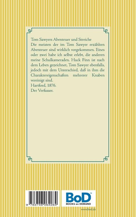 Produktbild: Tom Sawyers Abenteuer und Streiche