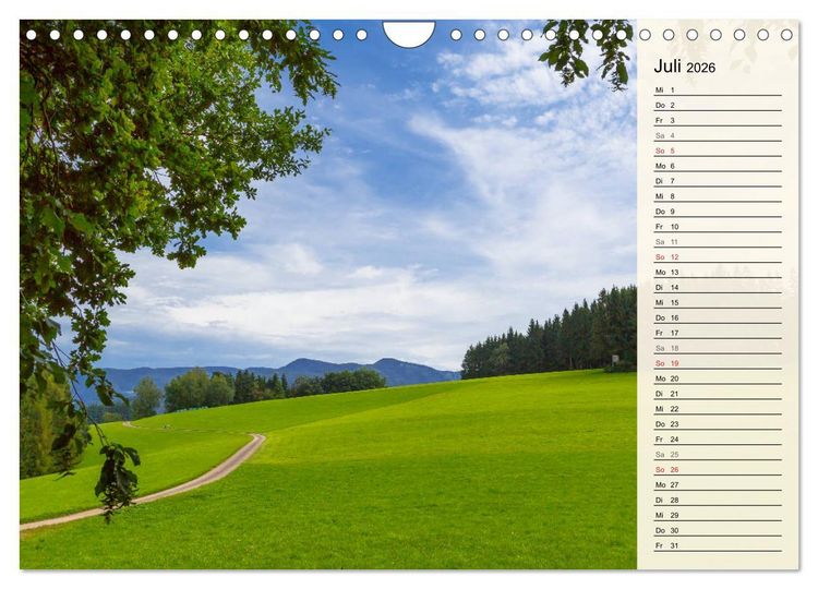 Produktbild: Auf Schusters Rappen... S&uuml;dlicher Oberrhein und S&uuml;dschwarzwald (Wandkalender 2026 DIN A4 quer), CALVENDO Monatskalender