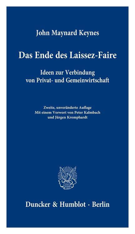Produktbild: Das Ende des Laissez-Faire.