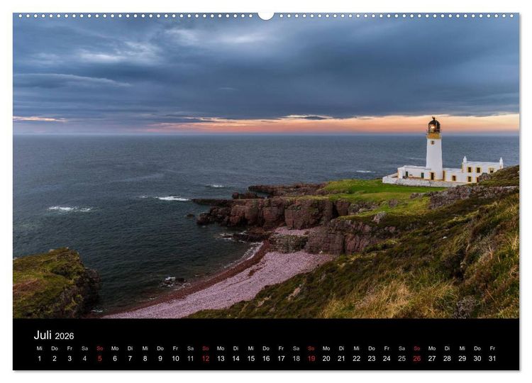 Produktbild: Schottland - Scotland - Alba (hochwertiger Premium Wandkalender 2026 DIN A2 quer), Kunstdruck in Hochglanz