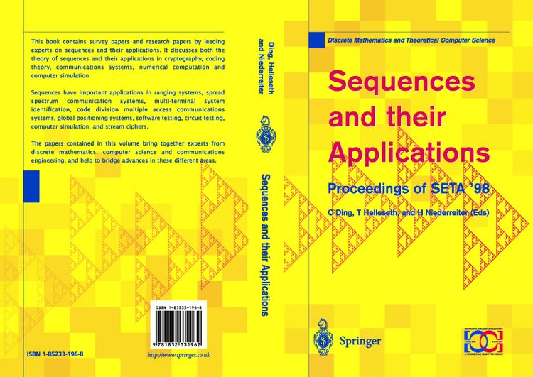 Produktbild: Sequences and their Applications