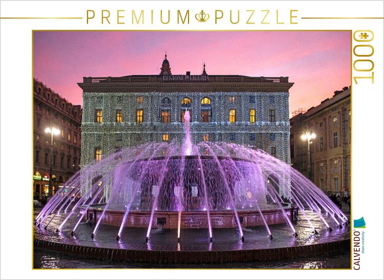 Produktbild: CALVENDO Puzzle Ein Motiv aus dem Kalender Die zeitlose Sch&ouml;nheit von Genua | 1000 Teile Lege-Gr&ouml;&szlig;e 64x48cm Foto-Puzzle f&uuml;r gl&uuml;ckliche Stunden