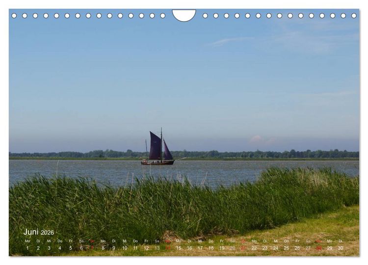 Produktbild: Anblicke und Ausblicke auf Fischland Dar&szlig; (Wandkalender 2026 DIN A4 quer), CALVENDO Monatskalender