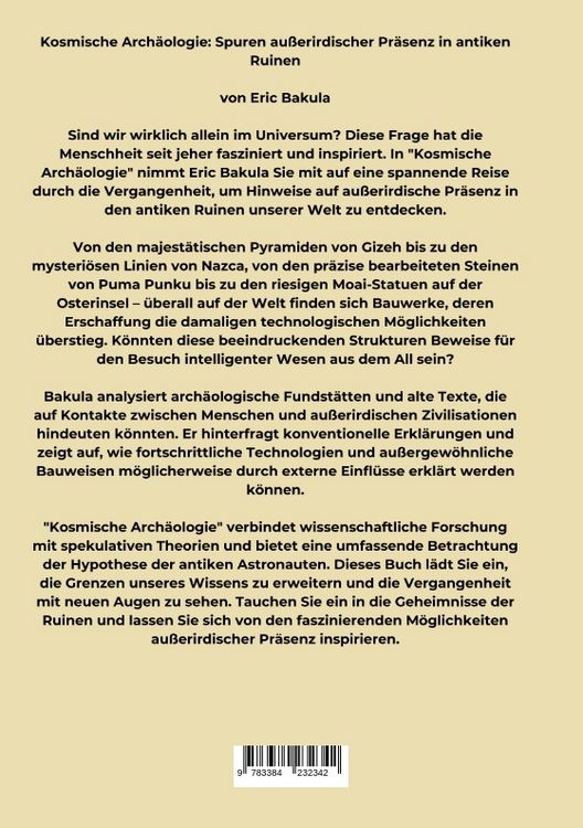 Produktbild: Kosmische Arch&auml;ologie