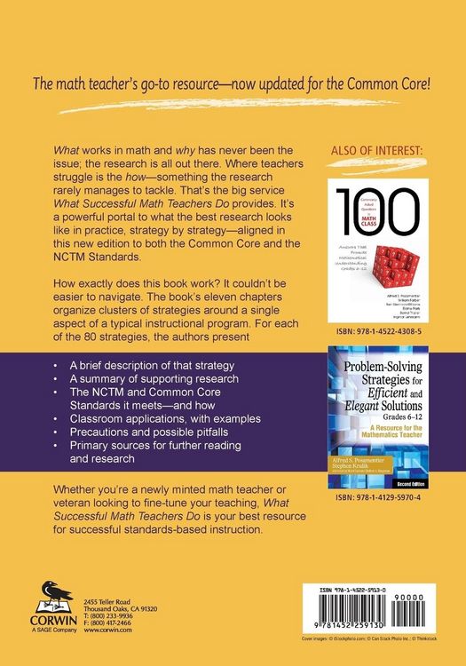 Produktbild: What Successful Math Teachers Do, Grades 6-12
