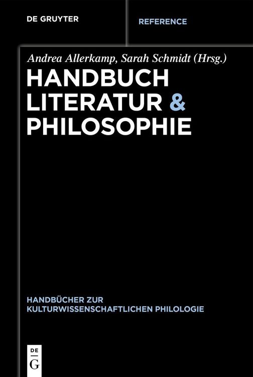 Produktbild: Handbuch Literatur & Philosophie