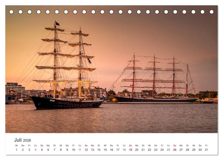 Produktbild: Nieders&auml;chsische K&uuml;ste - K&uuml;stenorte von Ostfriesland bis Bremerhaven (Tischkalender 2026 DIN A5 quer), CALVENDO Monatskalender