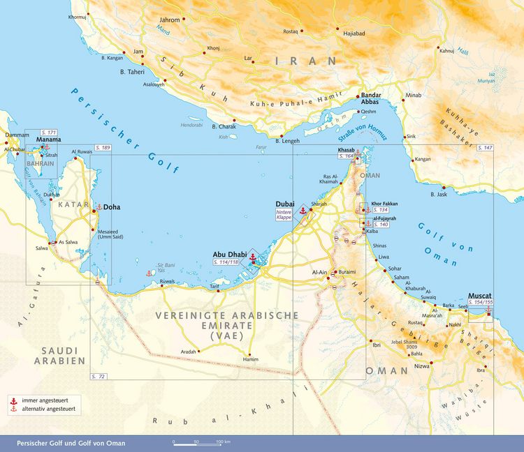 Produktbild: TRESCHER Reisef&uuml;hrer Kreuzfahrten Dubai und die Emirate