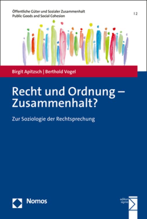 Produktbild: Recht und Ordnung &ndash; Zusammenhalt?