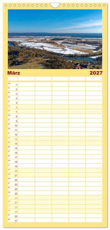 Produktbild: Familienplaner 2027 - Nationalpark Unteres Odertal mit 5 Spalten (Wandkalender, 21 x 45 cm) CALVENDO
