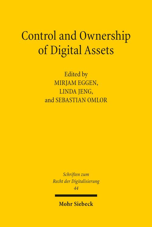 Produktbild: Control and Ownership of Digital Assets