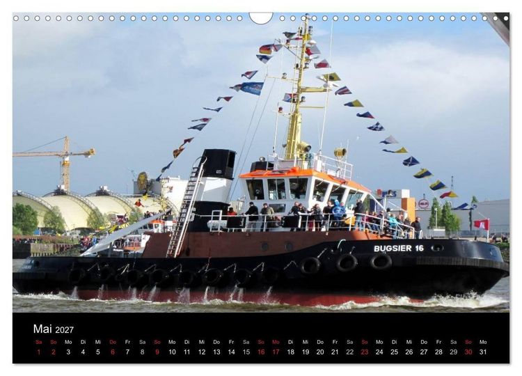 Produktbild: Hamburg Hafengeburtstag (Wandkalender 2027 DIN A3 quer), CALVENDO Monatskalender