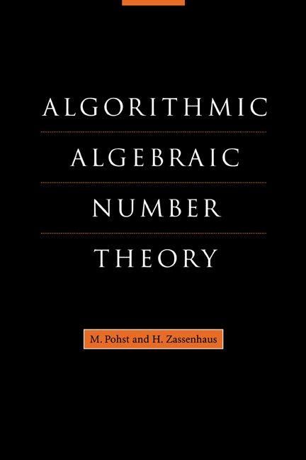 Produktbild: Algorithmic Algebraic Number Theory