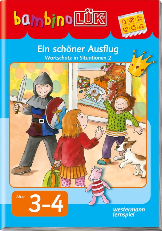 Produktbild: BambinoLÜK. Ein schöner Ausflug: Wörter im Kontext 2