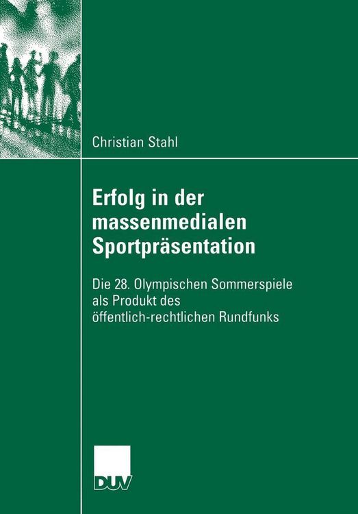 Produktbild: Erfolg in der massenmedialen Sportpr&auml;sentation