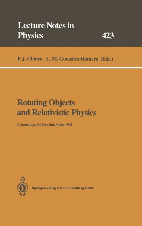 Produktbild: Rotating Objects and Relativistic Physics
