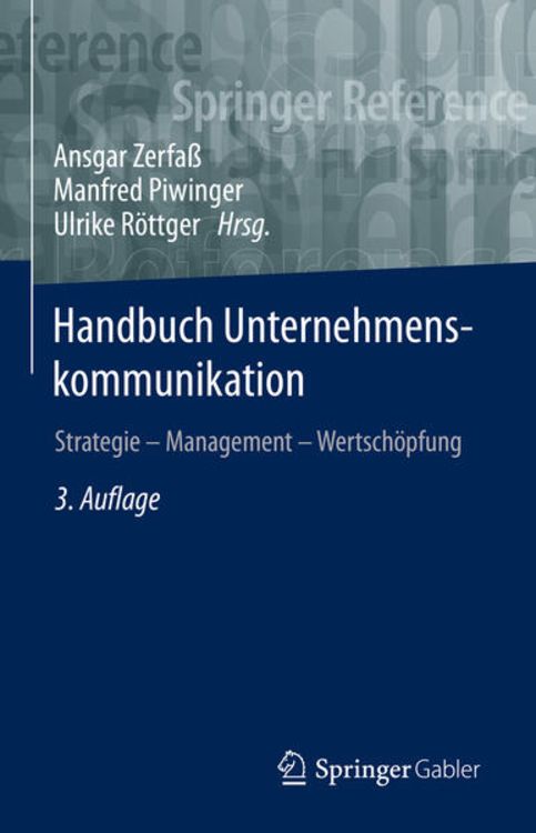 Produktbild: Handbuch Unternehmenskommunikation