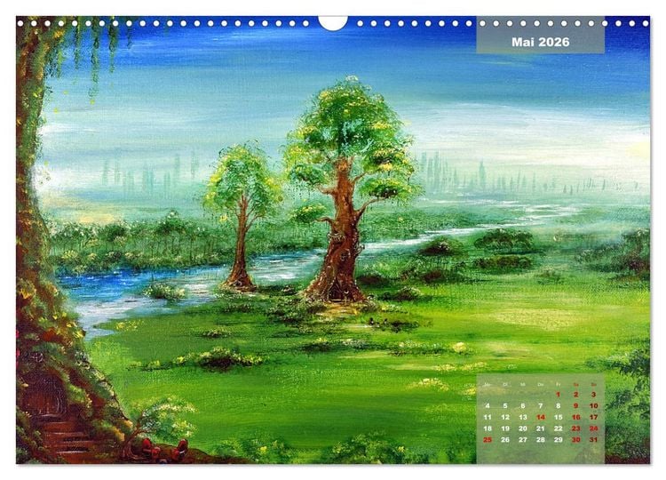 Produktbild: Phantastische Kunst (Wandkalender 2026 DIN A3 quer), CALVENDO Monatskalender