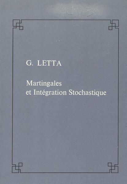 Produktbild: Martingales et int&eacute;gration stochastique