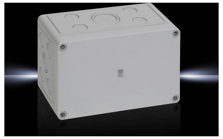 Produktbild: Rittal PK 9514.050 Installations-Geh&auml;use 180 x 110 x 90 Polycarbonat Lichtgrau (RAL 7035) 1 St.
