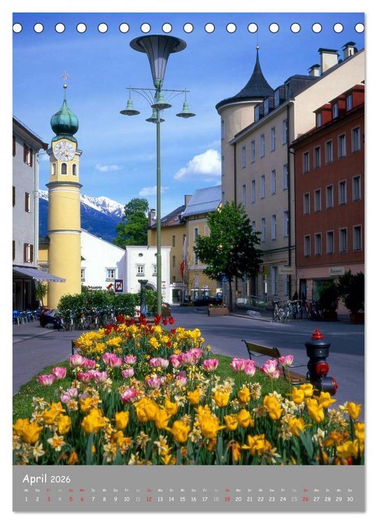 Produktbild: Sch&ouml;nes Land Tirol (Tischkalender 2026 DIN A5 hoch), CALVENDO Monatskalender