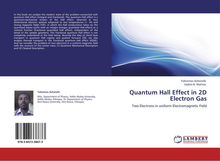 Produktbild: Quantum Hall Effect in 2D Electron Gas