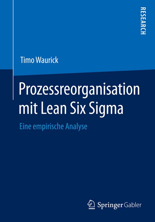 Produktbild: Prozessreorganisation mit Lean Six Sigma