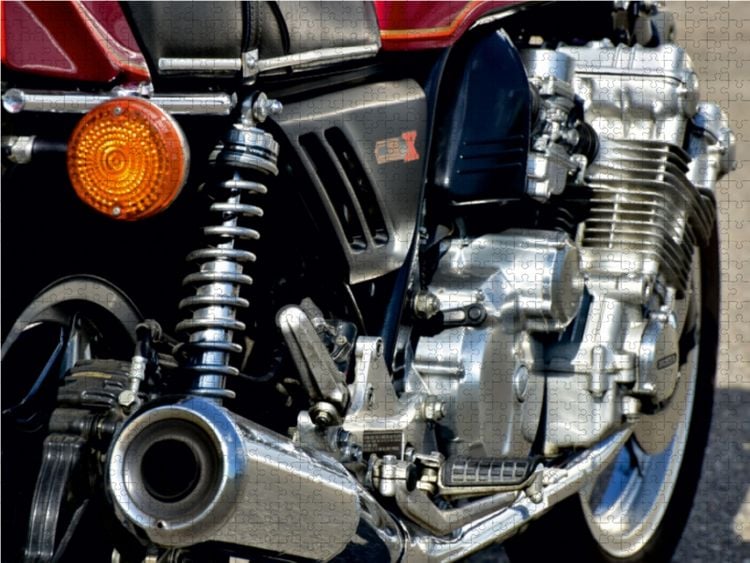 Produktbild: CALVENDO Puzzle Honda CBX 1000 1000 Teile Lege-Gr&ouml;&szlig;e 64 x 48 cm Foto-Puzzle Bild von Ingo Laue