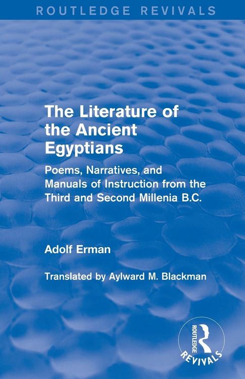 Produktbild: The Literature of the Ancient Egyptians