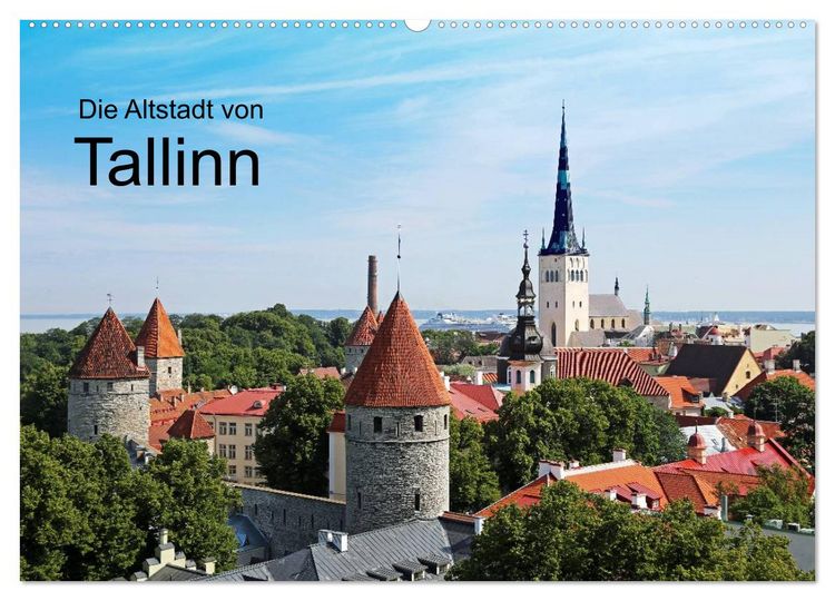 Produktbild: Die Altstadt von Tallinn (Wandkalender 2026 DIN A2 quer), CALVENDO Monatskalender